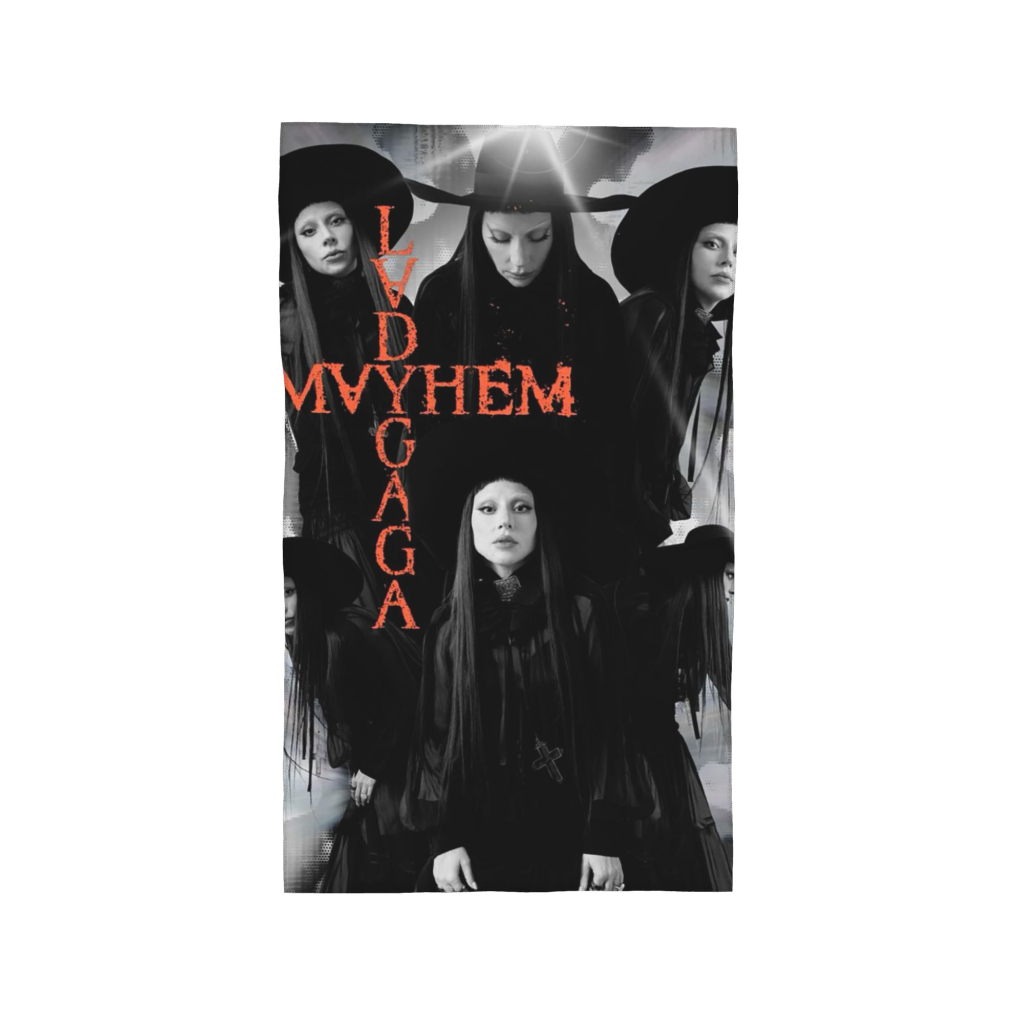 Lady Gaga Mayhem Album Soft Face Towel Quick Dry Pool Bath Cotton Towels Absorbent W30*H60(CM)