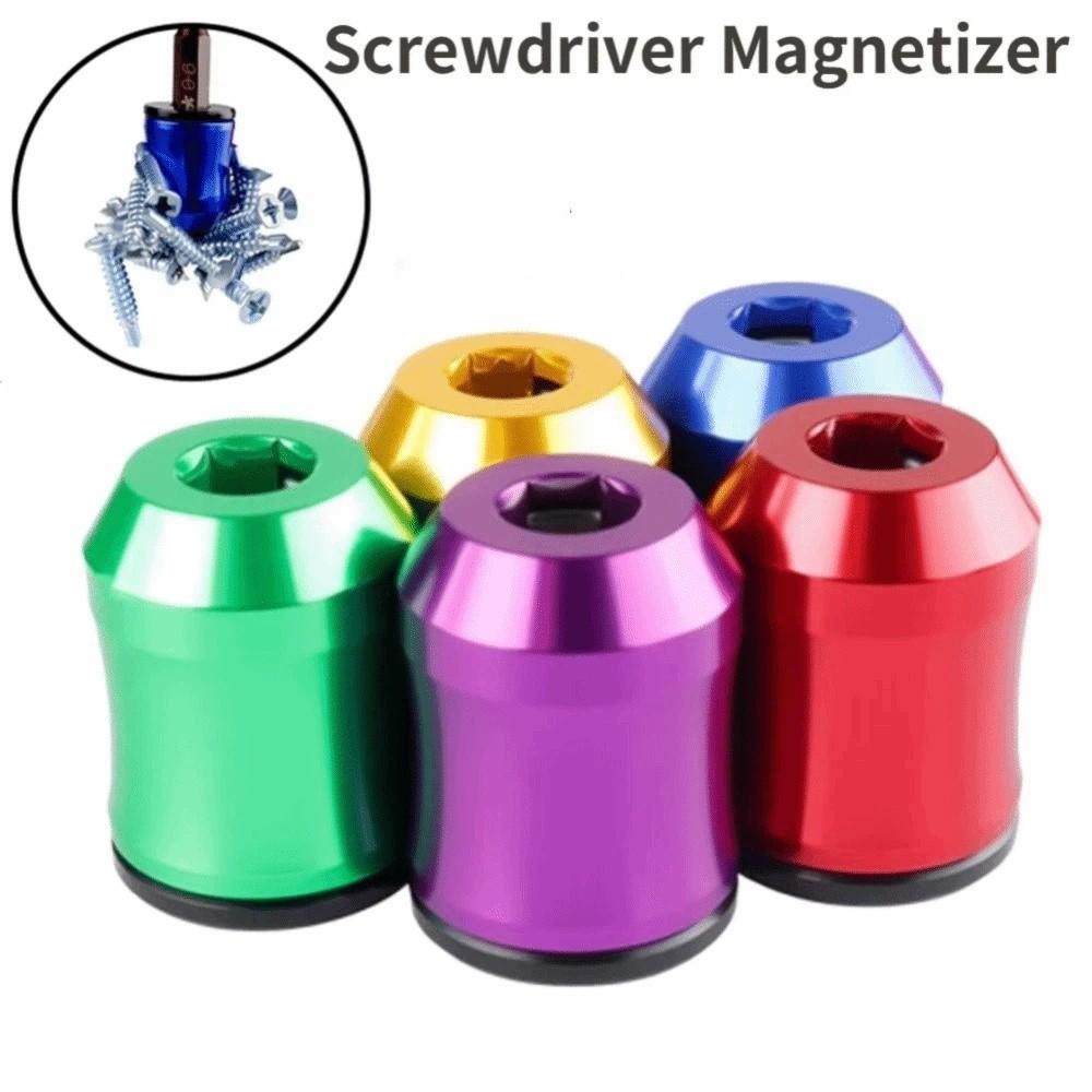 Strong Magnetic Magnetic Screw Ring 3-in-1 Anti-Slip Magnetic Bit Holder Aluminum Alloy High Hardness