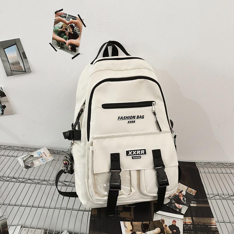 Schoolbag Large Capacity Backpack Male College Student Junior High School High School Computer Bag Versatile Travel Backpack Female Versatile C