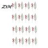 DIY Christmas Garland Decorations Artificial Snow Pine Branches And Red Berry Stems, Snowy Norfolk Stem, Faux Stems for Vase White Frosted Needles