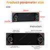 1DIN MP5 Dual-Knob Wireless Carplay Android Auto Car Radio for Universal 5.2 Inch HD Touch Srceen Video Player Smart BT Stereo