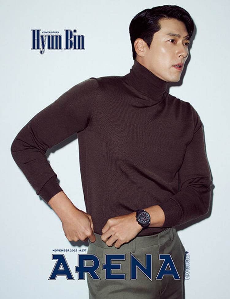 Arena Homme+ Korea 2025 November Hyun Bin KPOP, K STAR, K FASHION, Kbeauty