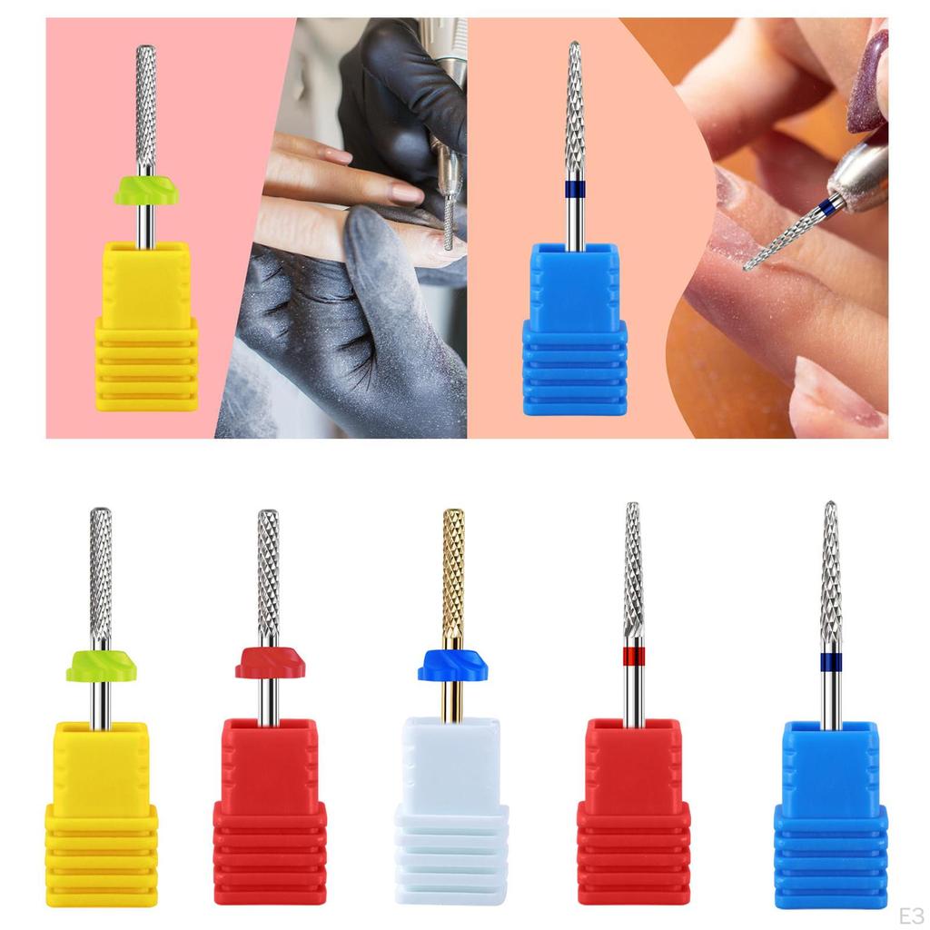 Nail Drill Bit Fast Remove Gel Cleaner Sanding for Acrylic Nails Home Salon