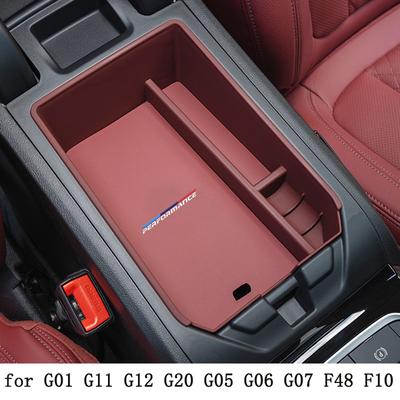 Pro BMW G06 F48 G20 G21 G30 G05 G07 F10 F11 G01 G11 G12 LHD Centrální konzola Loketní opěrka Úložný box Organizér Interiér