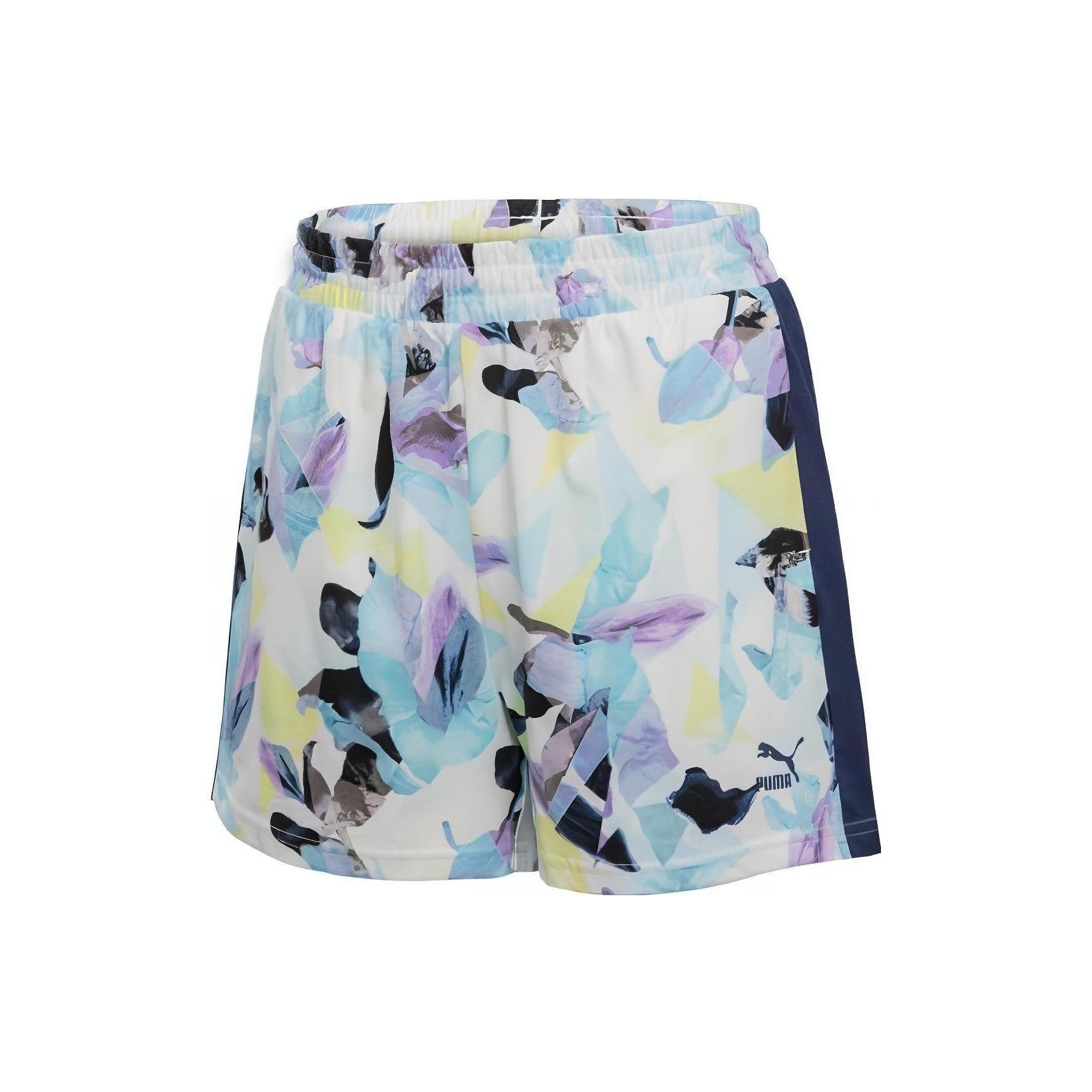 

Puma Удобные дышащие прямые повседневные шорты женские шорты цвета морской водоросли-синие 586434-57 XL