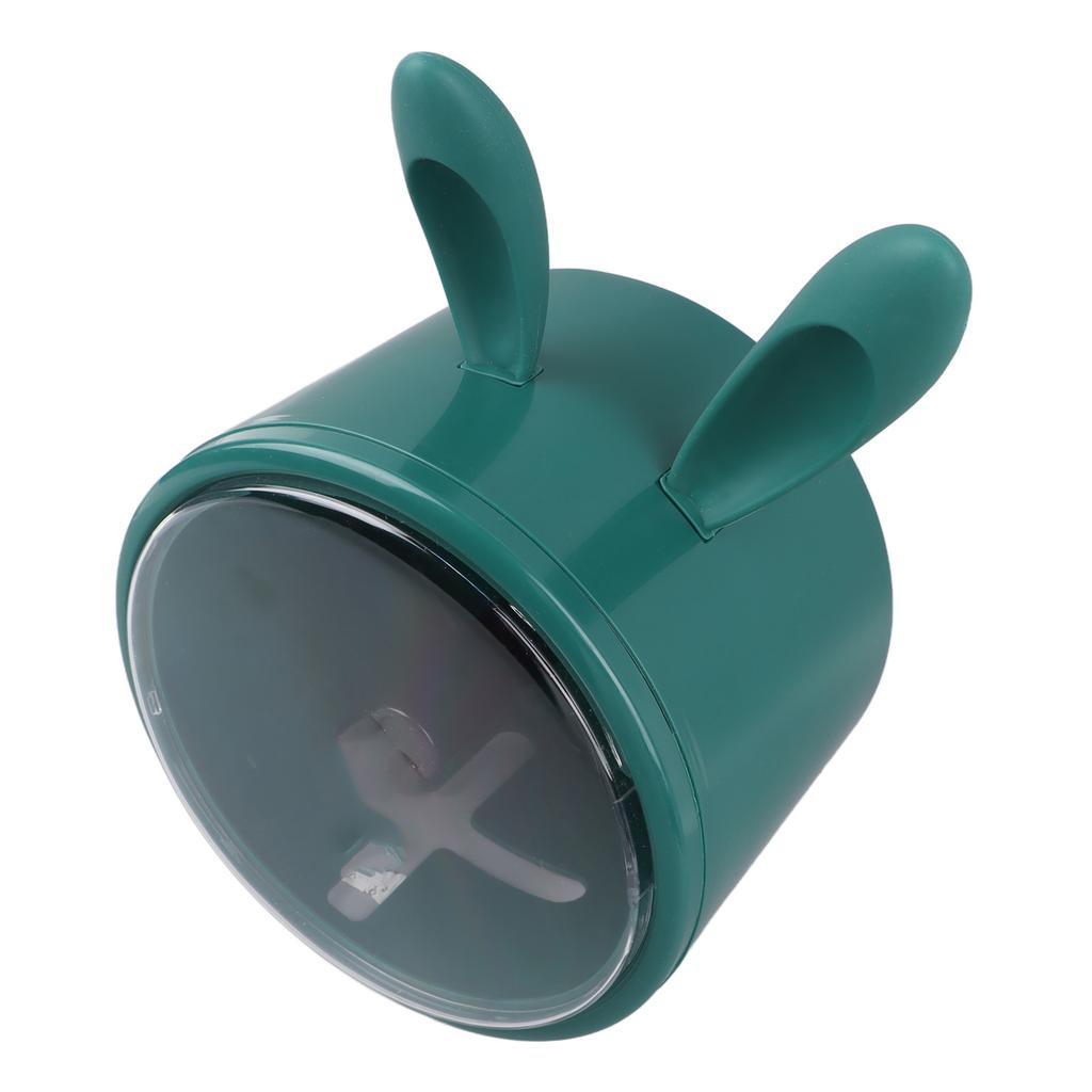 Toilet Paper Holder Container Plastic Cute Rabbit Wall Mounted Transparent Roll Paper Storage