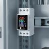 Din Rail Mounted Electricity Meter ZS6035VAKW Digital Power Monitor AC30400V for Home Office Accurate Usage Tracking