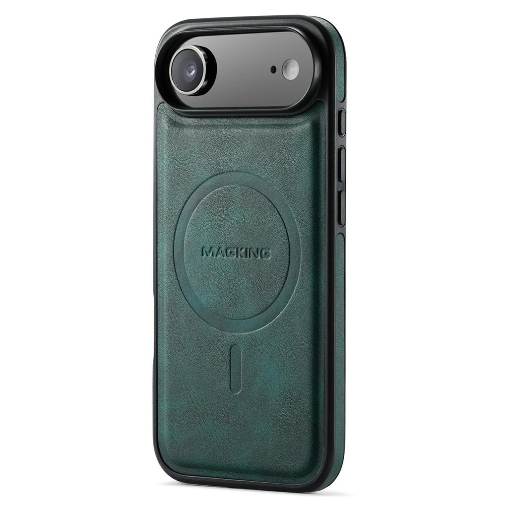 MAGKING K1 Series For iPhone Air Magnetic Case PC+TPU+PU Leather Phone Cover