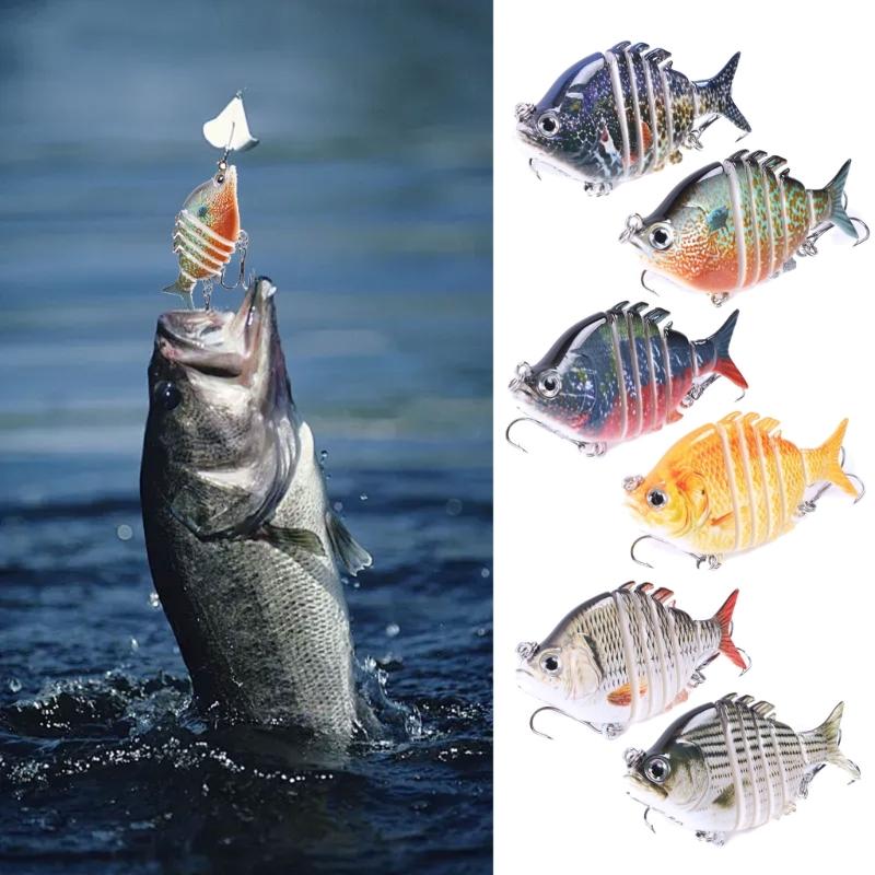 Realistic Fishing Lures With Double Hook And Slow Sinking Swimbaits Fishing Lures Freshwaters Saltwater Fishing Gear