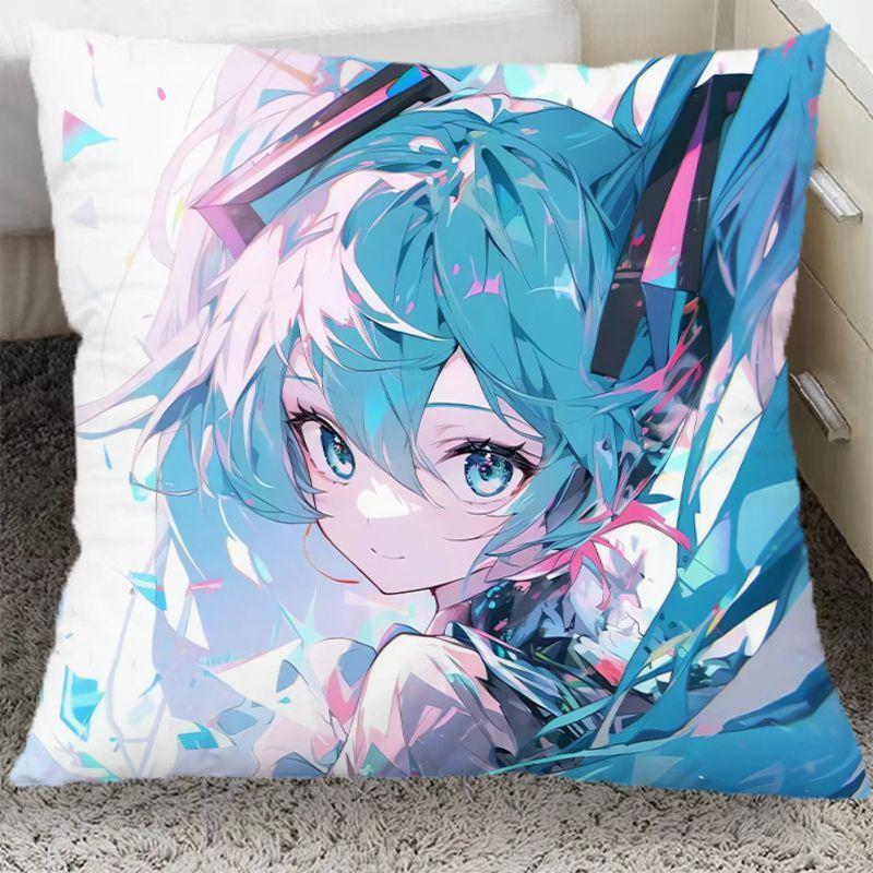 Hatsune Miku Periféria Dvojrozmerný Vankúš Študentská Izba Animácia Spálňový Vankúš Obývacia Izba Pohovka Vankúš Narodeninový Darček