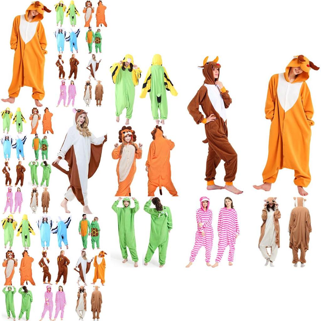 Unisex Lion Cosplay Costume Adult Onesie Jumpsuit Soft And Cozy Lounge Wear