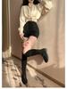 2024 Trendy American Black High-Waisted Women's Hot Pants - Sexy, Casual, Hip-Hugging Shorts for Summer