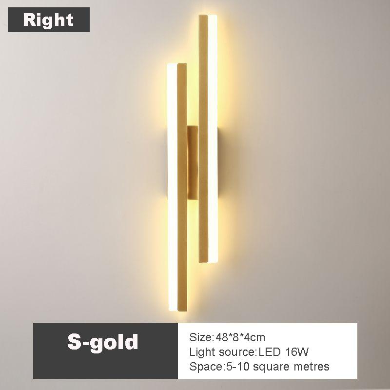 Drátěné LED nástěnné svítidlo Moderní minimalistické nástěnné svítidlo Žehlička Akryl Ložnice Obývací pokoj Chodba Schodiště Svítidla Skandinávský styl