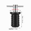 T-Shape Handle T-Shape Drain Plug 3/4Inch Marine Drain Plug Rubber Drain Plug  Marine Repair