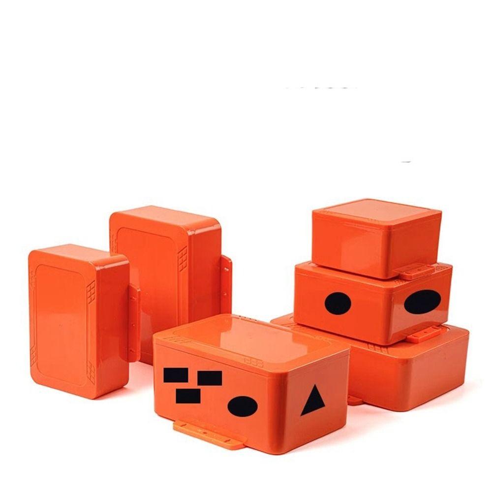 IP67 Waterproof Enclosure Junction Housing Box ABS Plastic Orange Color Electronic Project Case Electrical Project Box