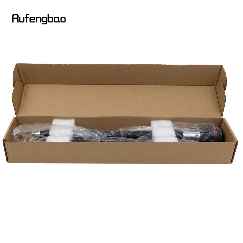 Black Red Leather Ball Silver Walking Cane Fashion Decorative Walking Stick Gentleman Elegant Cosplay Cane Crosier 92cm