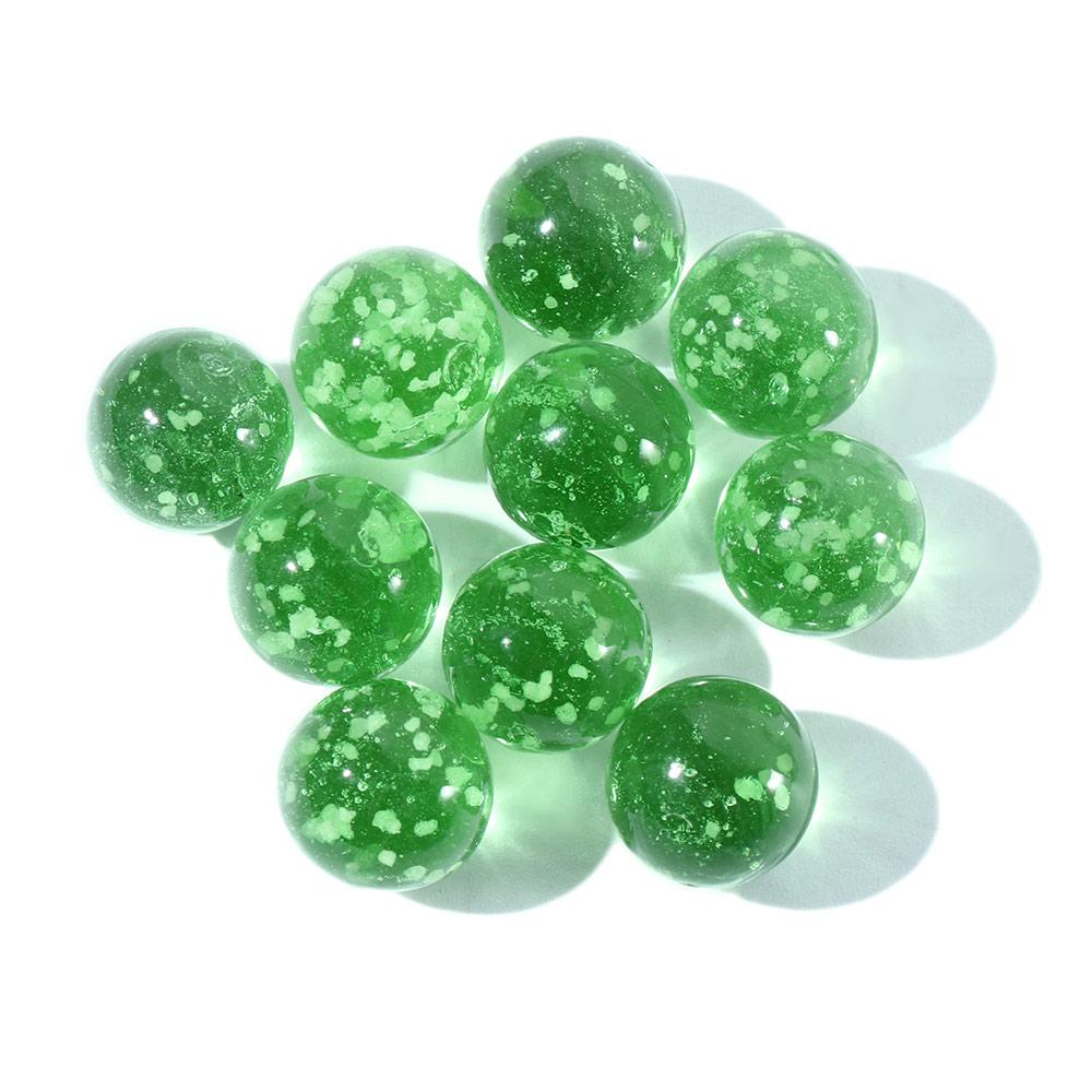 10pcs/pack Luminous Glass Balls Children Toys 12mm Cream Console Game Pinball Machine Cattle Small Marbles Pat Toy Beads