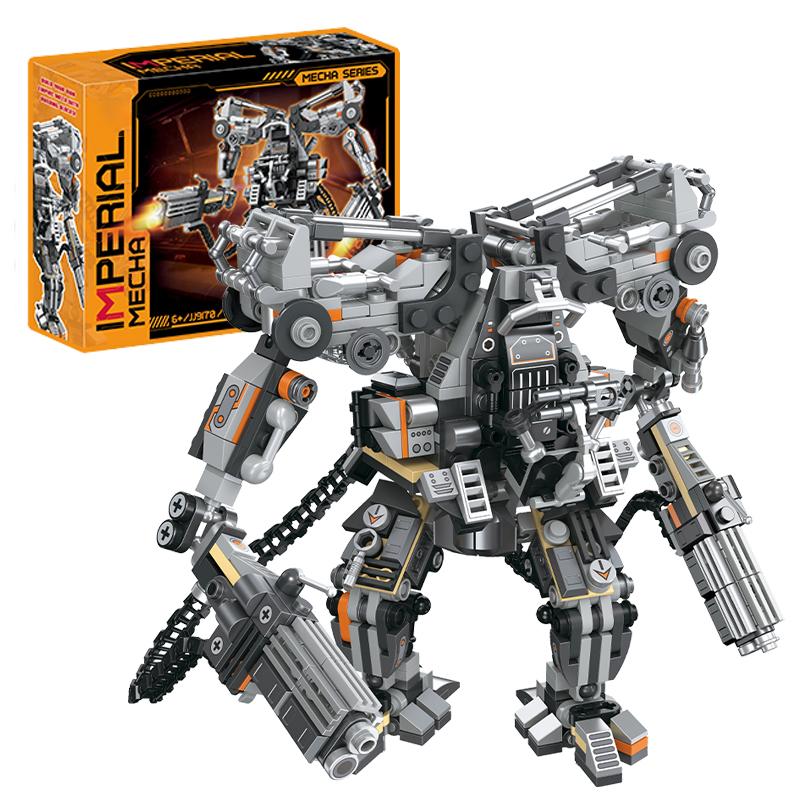 Science Fiction Building Blocks Action Robot Mecha MOC Bricks Toys Christmas Gifts for Boys Adult Children Desktop Decoration