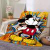 1 peça, Manta Disney Mickey Mouse Pop Art Decoração de Casa, Sofá, Exterior, Presente para Todas as Ocasiões, Quarto, Sala de Estar, Viagem