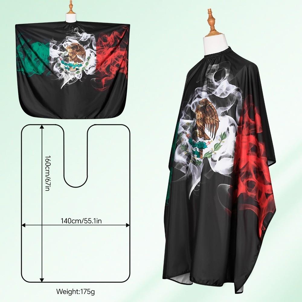 Cape de Coupe de Cheveux Imperméable pour Salon Cape de Barbier Tissu pour Coiffeur Robe Coiffeur