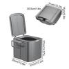 Portable Toilet For Camping Foldable Portable Toilet With Ergonomic Handle Heavy Duty Compact Training Seat For Kids Adults Car