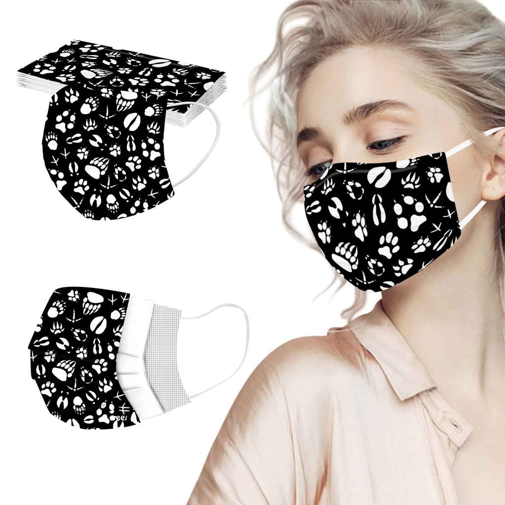 Adult  Women Man  Disposable Face Mask Industrial 3Ply Ear Loop 10PC Mask