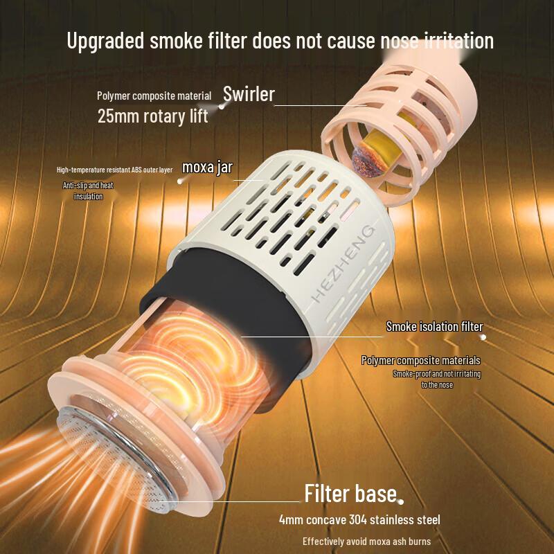 Hezheng Portable Smokeless Moxibustion Canister