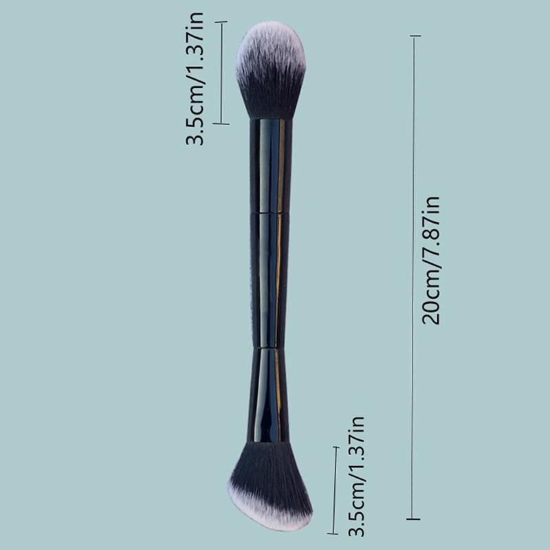 Double Head Makeup Brushes Highlighting Brush Face Contour Brush Soft Hair Blush Brush Beauty Cosmetic Tools