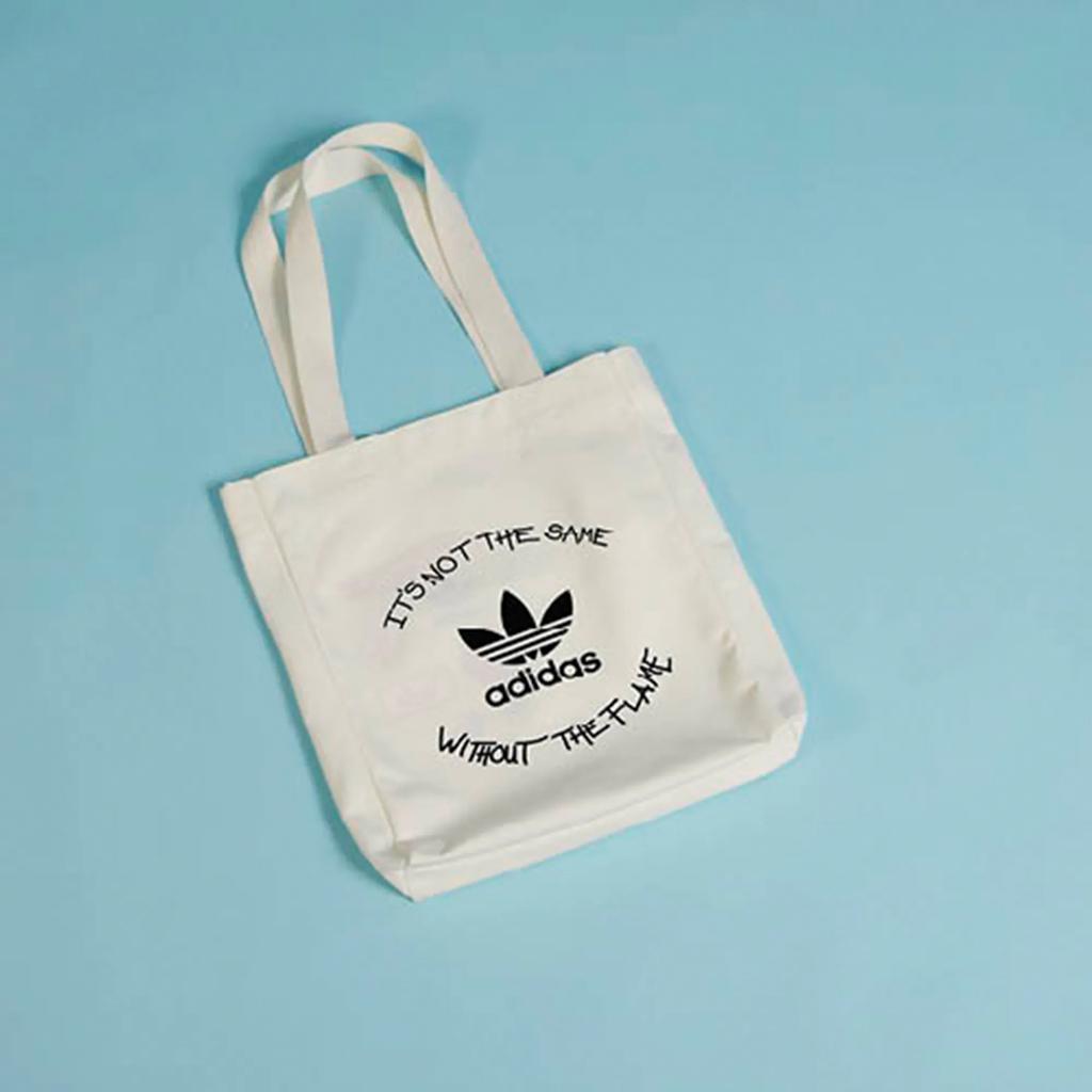 New Adidas Originals SEAN WOTHERSPOON Polyester Tote Bag Shopping Bag Shoulder Bag Handbag Regular Unisex Ivory HT6544