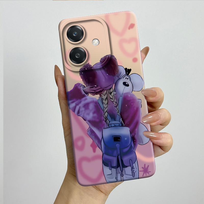 For OPPO A3 4G Phone Case A40 A40m CPH2669 CPH3669 Soft Silicone Sweet Painted Funda Coque Cartoon Printed Protective Back Cover