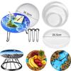 Ocean Table Resin Molds Round Stool Molds Silicone Desk Mold for Epoxy Resin