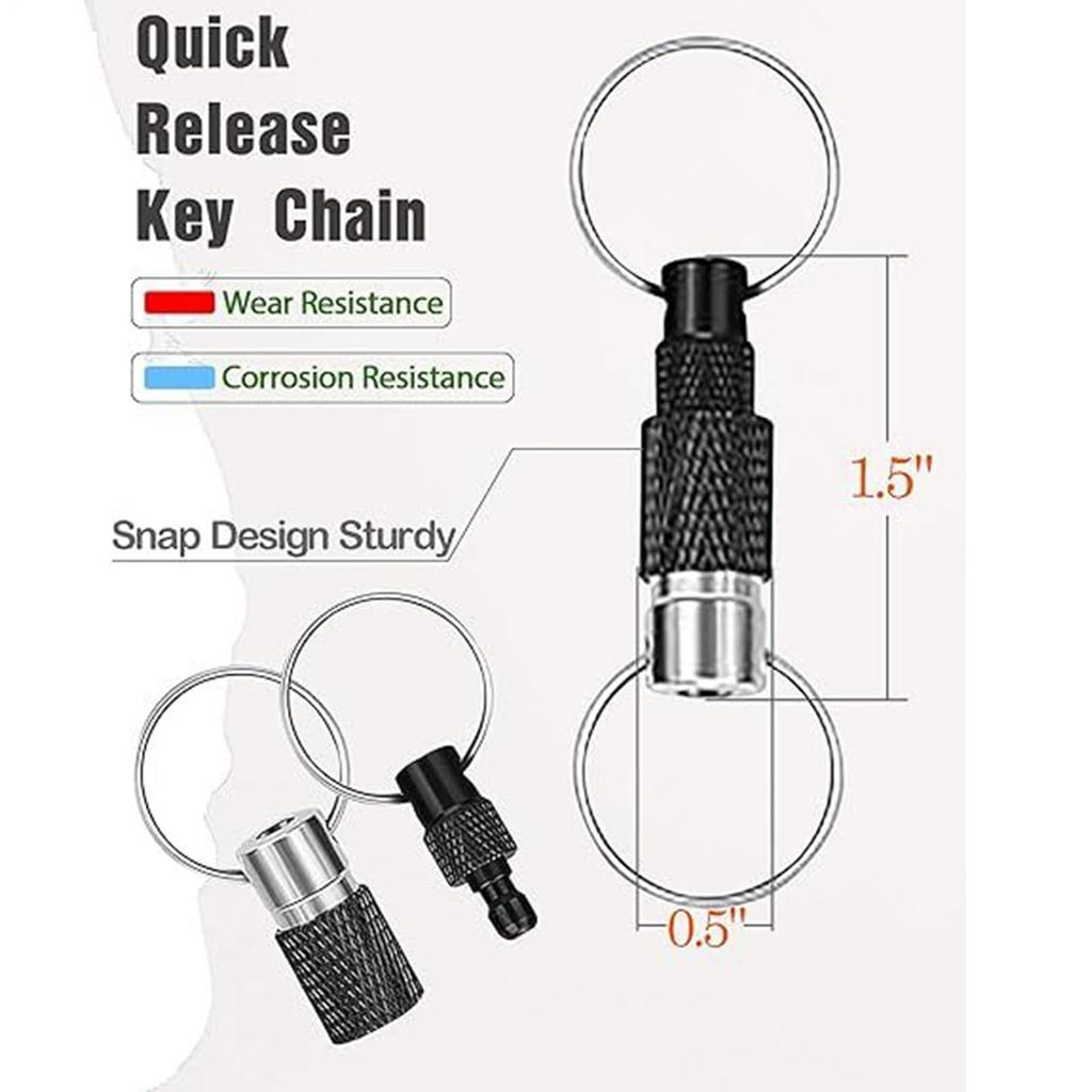 Odpinany brelok do kluczy szybkie zwalnianie - Brelok do kluczy szybkiego zwalniania | Odpinany wytrzymały