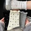 Miu Series Floral Lace Mid-Calf Women's Socks - Japanese Style Sweet Mesh Ruffle for Spring & Autumn 2026