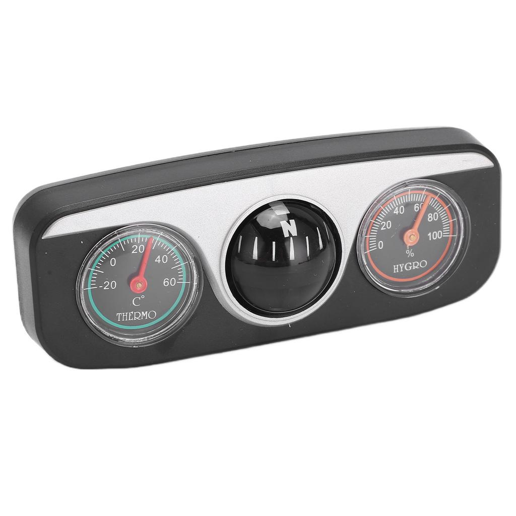 LC‑3 3 In 1 Car Navigation Dashboard Multifunctional Compass Thermometer Hygrometer Dashboard