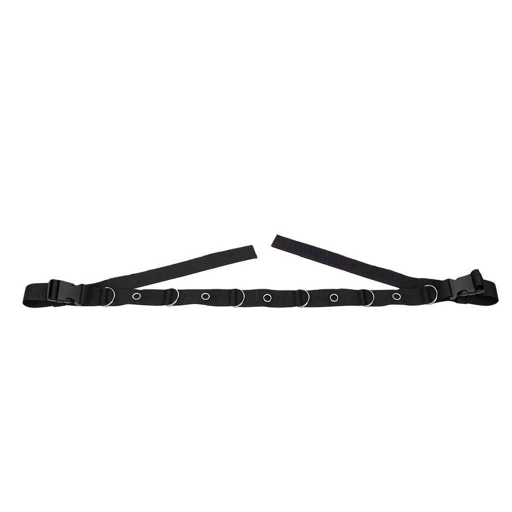 2PCS Car Clothesline 5 Holes 6 Hooks Adjustable Portable Car Clothes Hanger Strap Travel Clothesline for RV Pickup