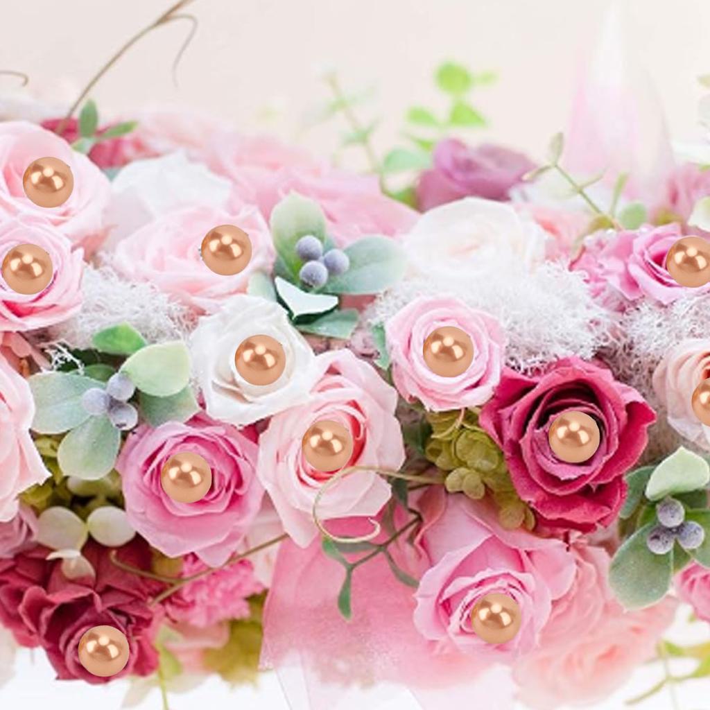 100Pcs Pearlized Head Pins Sewing Quilting Straight for Bouquets Floral Fabric
