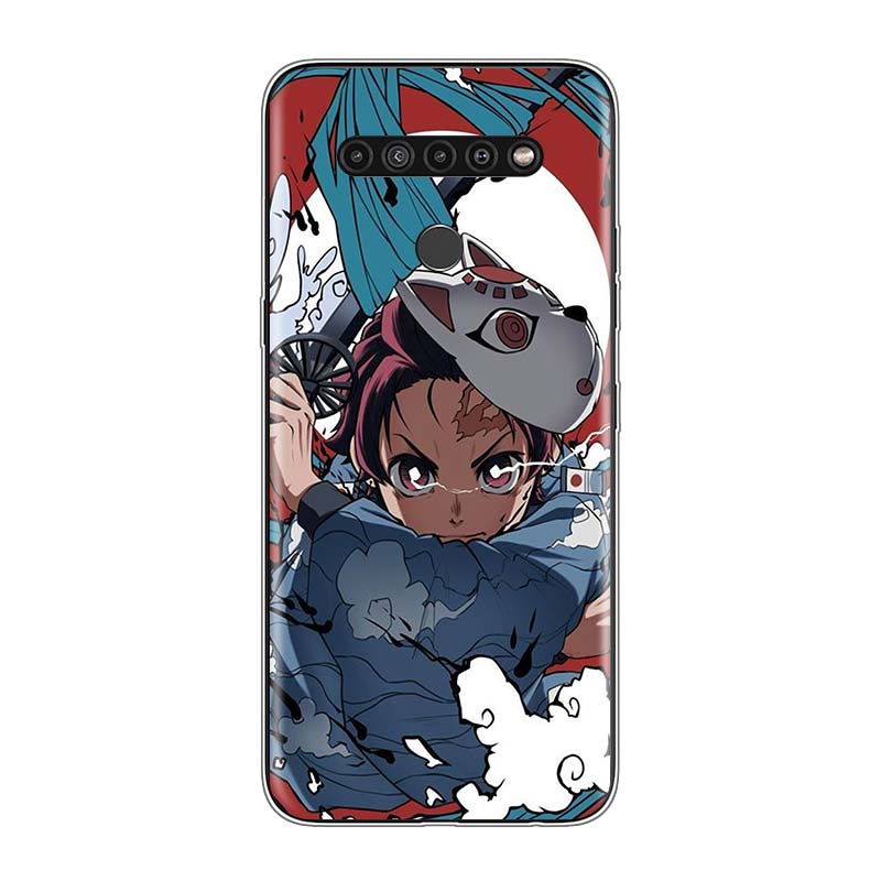 Demon Slayer Kimetsu No Yaiba For LG V60 V50S V50 G8X G8S G8 G7 ThinQ 5G K61 K51S K41S K30 K20 Q60 Q9 Soft Phone Case
