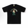 Heavyweight 260g Cotton Graphic Tee Men - Oversized Streetwear T-Shirt With Cartoon Ape Head Print Casual Wear