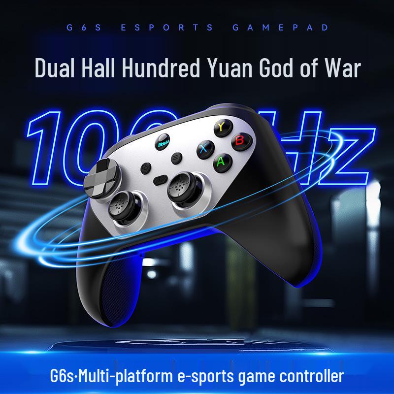 G6S Trådløs Bluetooth Gaming Controller til PC, Switch, Android og iOS med Dobbelt Hall Vibration og Rapid Fire Funktion