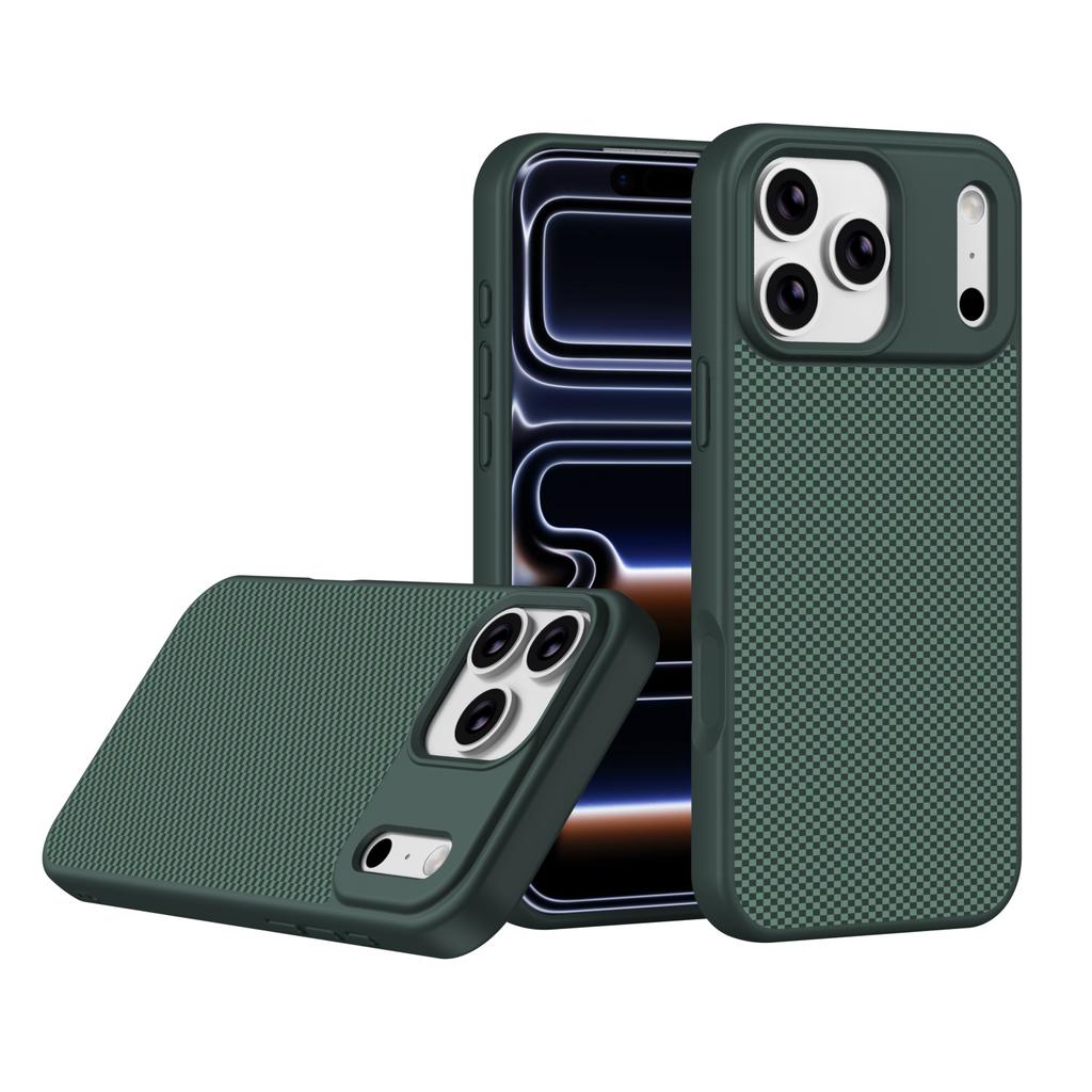 Applicable To iPhone18ProMax Polar Carbon Magnetic Bracket Mobile Phone Case Apple 17Pro Magnetic 16 Protective Case