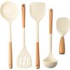5Pcs High-grade Silicone Kitchen Utensils Spatula Spoon Rice Spoon Kitchen Gadgets Kitchen Accessories Home Kitchen Items