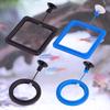 Aquarium Fish Feeding Ring With Suction Cup Fish Tank Heart Floating Station Food Tray Square Round Feeder Fish Tank Accessory