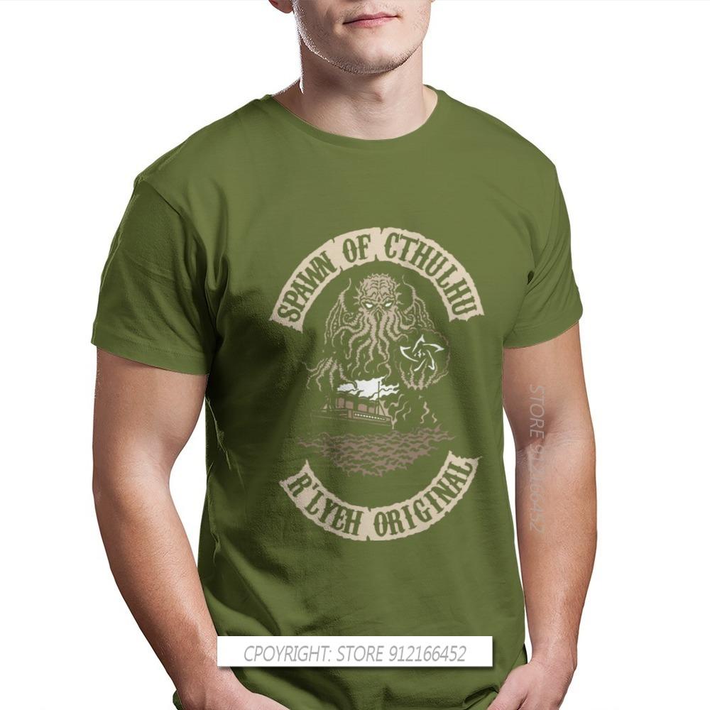 Men Cthulhu Mythos Lovecraft Horror Great Old Ones Oversize T-Shirt Spawn Pure 100% Cotton Streetwear