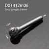 YG8 Alloy Rotary File 1Pcs Round D-type Double Slot Tungsten Steel Wood Carving Grinding Head 3mm 4mm 5mm 8mm 10mm 16mm Diameter