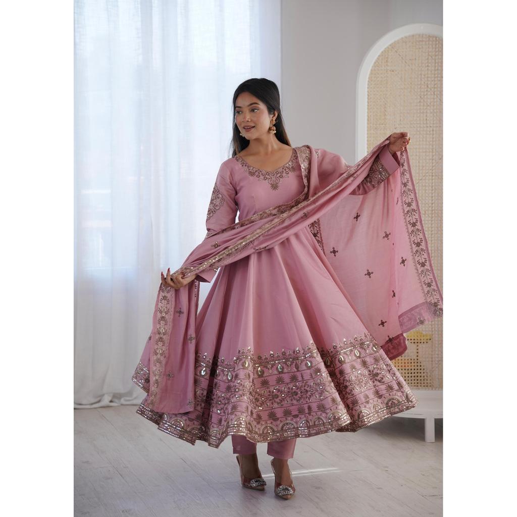 Indian Designer Party Wear Salwar Kameez Bollywood Beautiul Ethnic Anarkali Suit