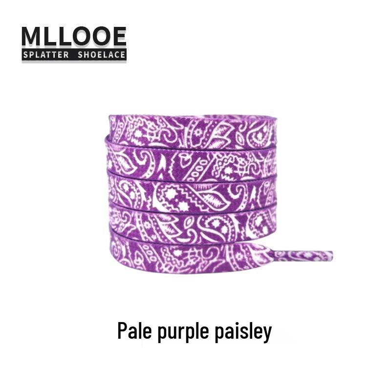 Cashew Flower Shoelaces for Air Force One AF1 & Casual White Sneakers