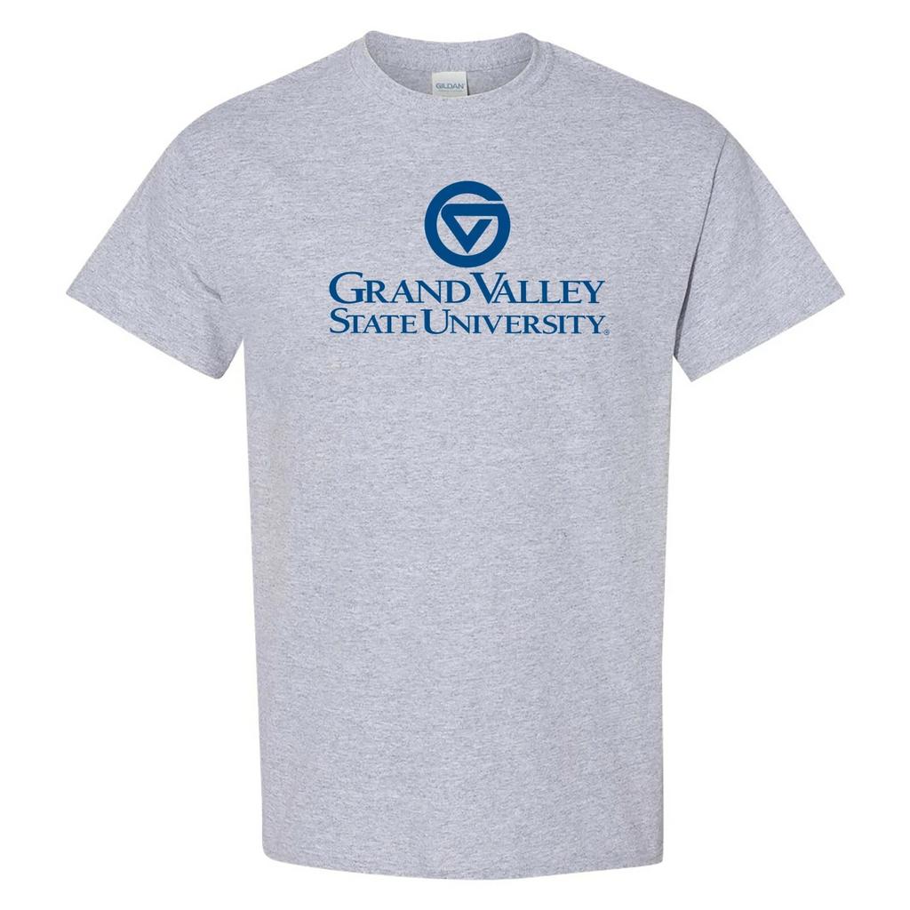T-shirt a maniche corte con logo istituzionale GVSU Lakers - Grigio Sportivo