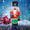 Inflatable Toy Soldier Nutcracker Christmas Inflatable Model Luminous Inflatable Model Christmas Atmosphere Decoration Model