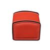 Faux Leather Square Jewelry Watch Case Display Gift Box with Pillow Cushion