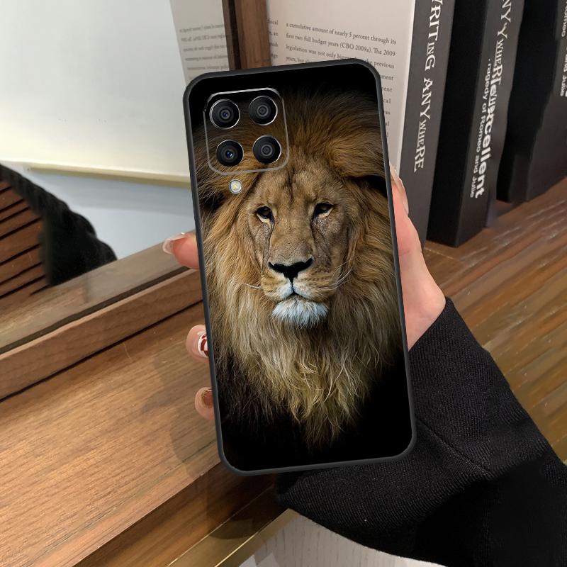 Leopard Tiger Lion Animal Case For Samsung Galaxy M56 M16 M36 M33 M53 M13 M12 M32 M52 M20 M15 M55 M31 M14 M35 M34 M54